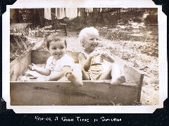A031- Ruth Bennet McDougal Dorrough and Jean Wilson Having a good time in Sandbox